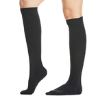 Black Anti Embolism Compression Stockings Thigh High 20 30 Mmhg