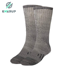 Brown Mens Women'S Merino Wool Blend Socks Size 36-38 Custom Made