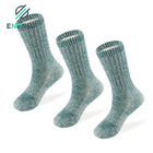 Nylon Mens Merino Wool Crew Socks ITCH Free Mens Wool Hiking Socks