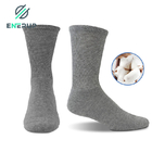 Mid Calf Loose Fit Diabetic Socks 90% Cotton 10% Nylon Crew Socks