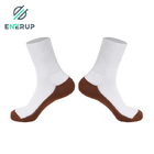 White 2XL Mens Loose Fit Diabetic Socks Copper Fit Socks For Diabetics