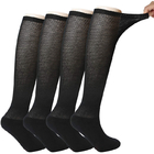 Breathable Long Loose Fit Diabetic Socks Bamboo 90% S M L Size