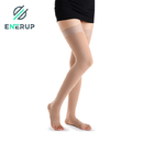 Nude Nylon Womens Compression Stockings Thigh High 20 30 Mmhg