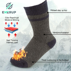 Men'S 93% Acrylic Hiking Merino Wool Socks Thick Winter Socks Women