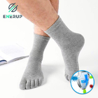 Sweat Absorbing Ankle Five Toe Socks Athletic Mens Socks With Individual Toes