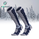 Pink Snowboarding Socks Womens Winter Snowboard Compression Socks 39-41
