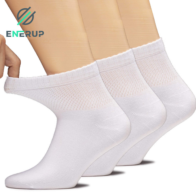 Unisex Bamboo Cotton Socks Odor Resistant Crew Mid Calf Socks