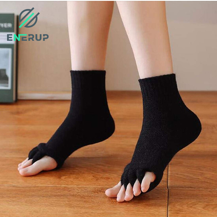 Elastane 90% Cotton Foot Alignment Socks For Plantar Fasciitis