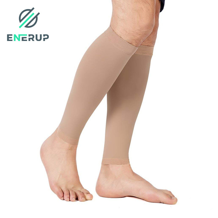 Pain Relief Nylon Spandex Knitted Calf Compression Socks