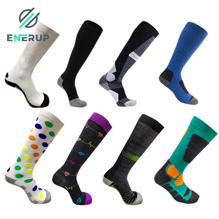 Breathable Sports Compression Socks XL Circulation Support For Running